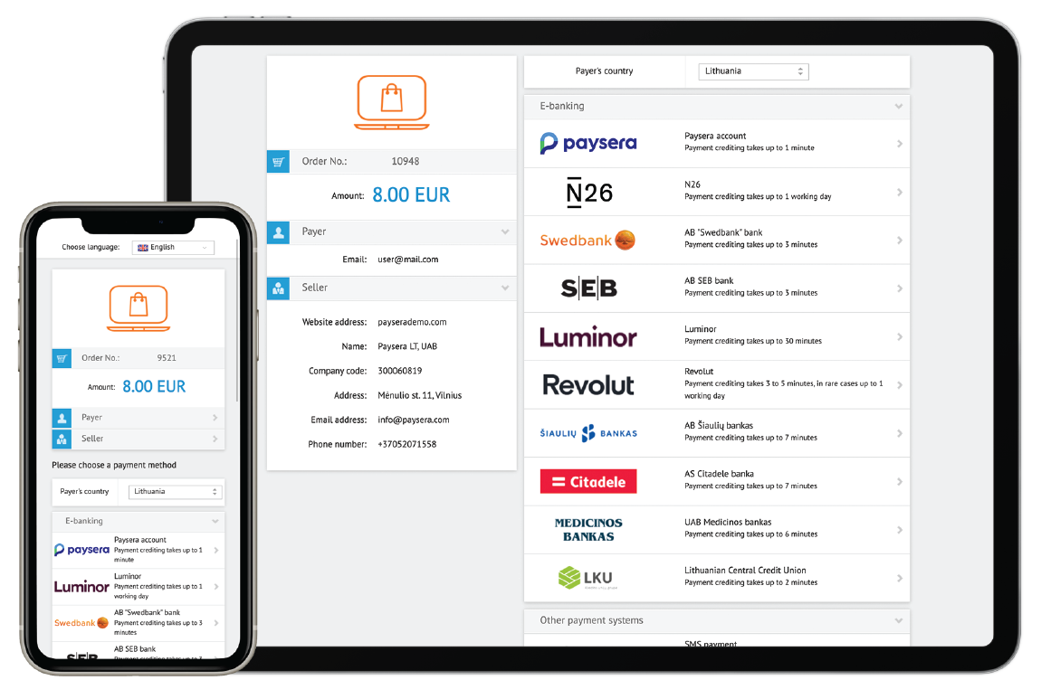 Paysera Checkout